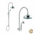 Nicolazzi Classic shower 5712WS BZ 20 душевая стойка, бронза