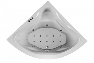 Ванна акриловая угловая Relisan RONA Гл000011627 130x130 угловая 250 л