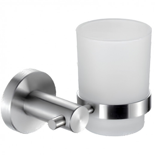 Стакан для зубных щеток Haiba HB8306 (нерж сталь стекло)