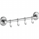 Планка с крючками для полотенец FASHUN A1915-4, хром  (A1915-4)