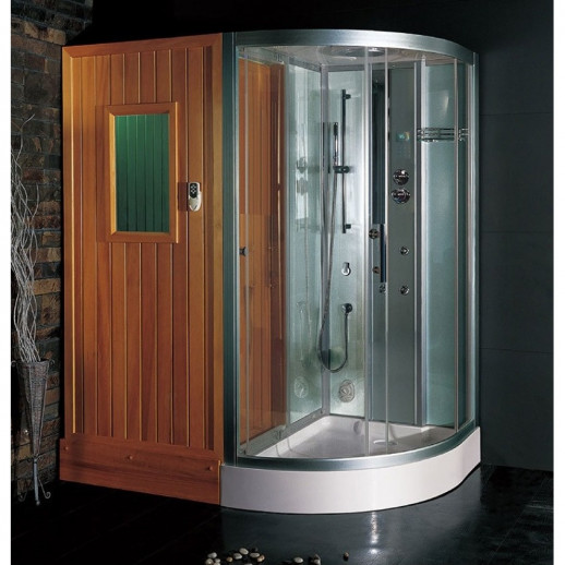 Гидромассажная кабина с сауной и турецкой баней EAGO DS205F8 L