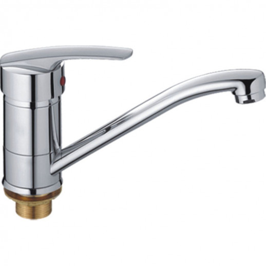 Смеситель для кухни Haiba HB4506-2 (латунь) хром