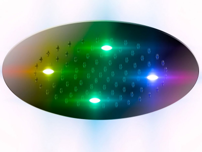 Otler Pearl PD32 круглый душ с подсветкой, 7 цветов, 32см
