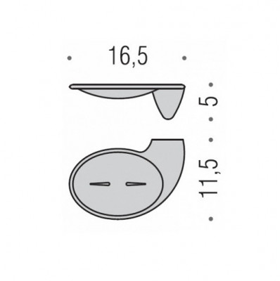 COLOMBO Khala В1801.000 мыльница настенная