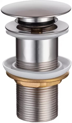Донный клапан для раковины Allen Brau Priority без перелива, никель (5.31024-BN)