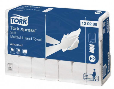 Tork Xpress® листовые полотенца сложения Multifold мягкие 2 сл белые