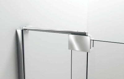 Душевая дверь Vincea Extra 100 VDP-1E9010CLGM п-ль вороненый стекло прозрачное