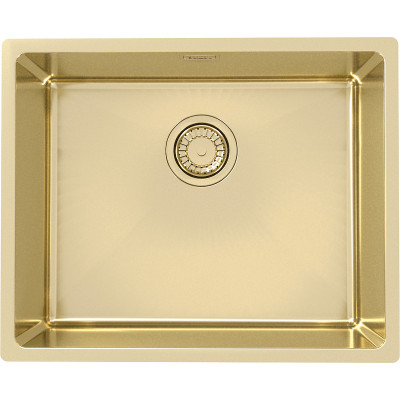 Мойка для кухни Alveus Kombino 50 Monarch Gold SAT-90 540x440x195 U 1120361 золото прямоугольная нержавеющая сталь