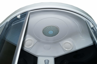 Душевая кабина Parly Classic Эконом EC93 90х90х215см, сектор, черный