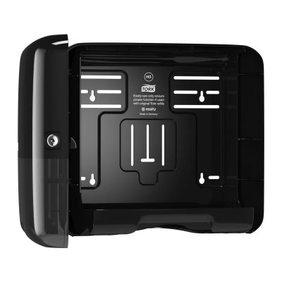 Tork мини-диспенсер для листовых полотенец Singlefold сложения ZZ и C, чёрный