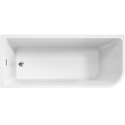 Ванна акриловая BelBagno 170x73 L BB712-1700-730-L без гидромассажа угловая