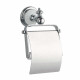 Держатель туалетной бумаги Boheme Vogue Blanco 10131 закрытый хром / керамика белая  (10131)