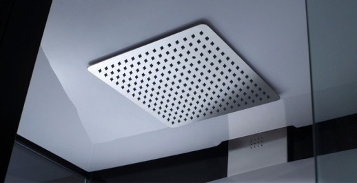 Душевая кабина Orans SR-89101RS черная, с баней