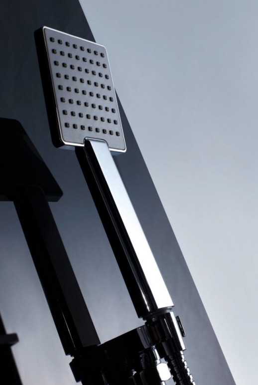 Душевая кабина Orans SR-89101RS черная, с баней