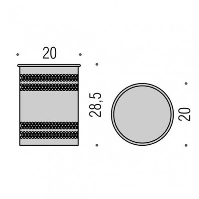 COLOMBO Hotel B9964 ведро для мусора