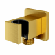 WasserKRAFT Aisch A184 шланговое подключение с держателем, матовое золото  (A184)