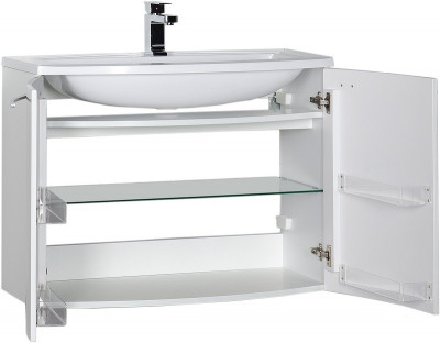 Тумба под раковину De Aqua Токката 90 167141 подвесная белая