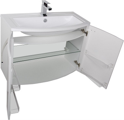 Тумба под раковину De Aqua Токката 90 167141 подвесная белая