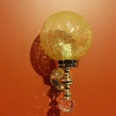 MIGLIORE Cristalia SWAROVSKI 16846 светильник настенный, золото/стекло