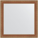 Зеркало настенное Evoform Definite 65х65 BY 3139 в багетной раме Бронзовые бусы на дереве 60 мм  (BY 3139)