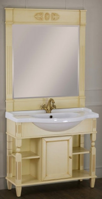 Тумба под раковину Migliore Kantri 96 26677 бежевая