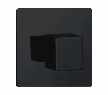 Дивертер на 3 выхода Remer Qubika Q93DEV3NO, черный матовый