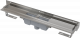 Водоотводящий желоб с порогами для перфорированной решетки и регулируемым воротником к стене, вертикальный сток AlcaPlast APZ1004S-850  (APZ1004-850 SMART)