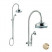 Nicolazzi Classic shower 5712WS BZ 30 душевая стойка, бронза