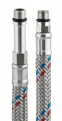 Подводка Flexitaly DN 8 40см, к смесителю, F 1/2 "xM10 (пара)