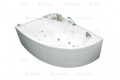 Ванна акриловая Triton Кайли (правая) асимметричная 150х101 см