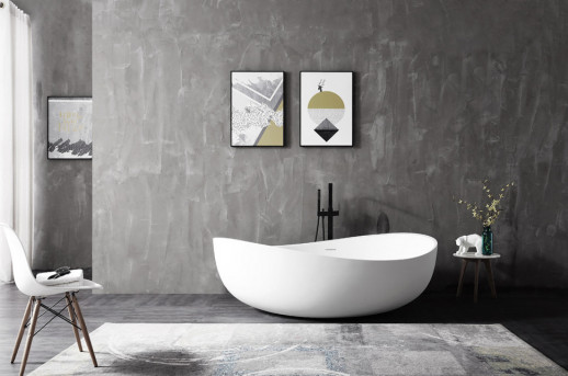 Акриловая ванна ABBER AB9239 180х110 см