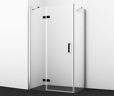 WasserKRAFT Aller 10H06LBLACK душевой уголок 120х80 см, с левой распашной дверью