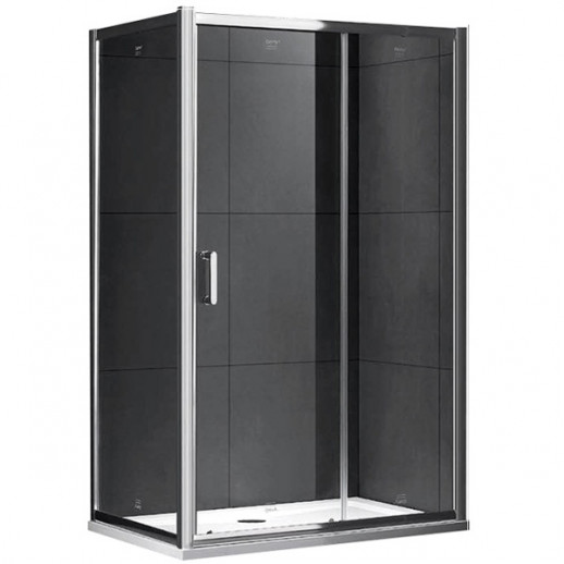 Душевой угол Gemy S30191D-A80 110х80 пр-ль хром стекло прозрачное