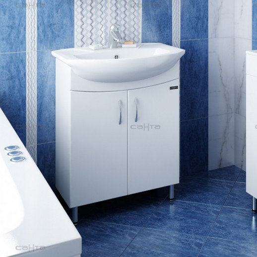 Тумба для умывальника напольная СаНта "Элеганс - 65" (под умывальник Элеганс 65)