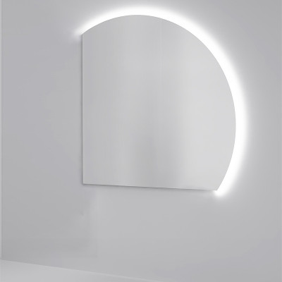 Зеркало в ванную Jorno Solis New 106 SolN.02.106/W/JR с подсветкой с бесконтактным выкл округлое