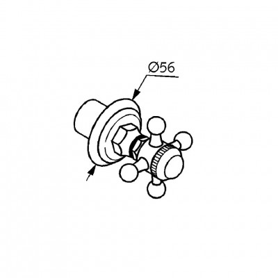 Kludi Adlon 518160520 вентиль, хром