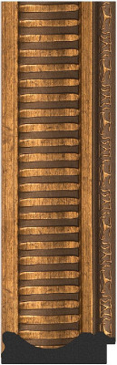 Зеркало напольное Evoform Exclusive Floor 202х112 BY 6162 с фацетом в багетной раме Бронзовый акведук 93 мм