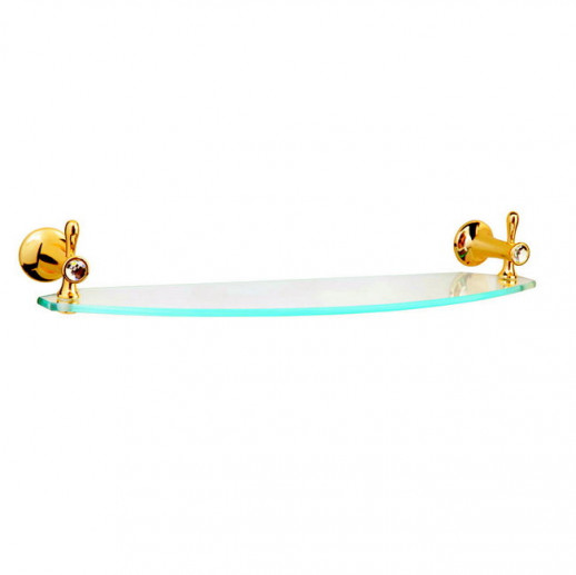 Boheme CHIARO 10507 полка стеклянная, золото