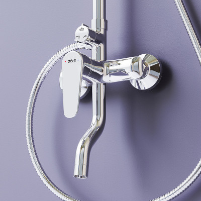 Душевая система Dorff Prime D0740900 хром серый 3 режима