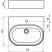 Раковина накладная Ravak Ceramic Slim Wall O 55 XJX01155004 белая овальная