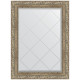 Зеркало настенное Evoform ExclusiveG 87х65 BY 4100 с гравировкой в багетной раме Виньетка античное серебро 85 мм  (BY 4100)