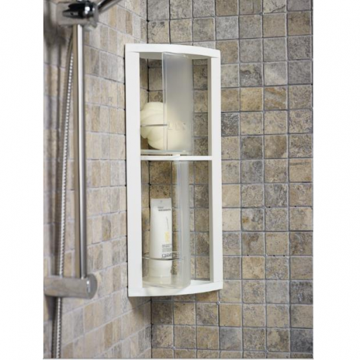 Primanova M-S03-16 угловой шкафчик, 23*23*50,5 см, прозрачно-натуральный