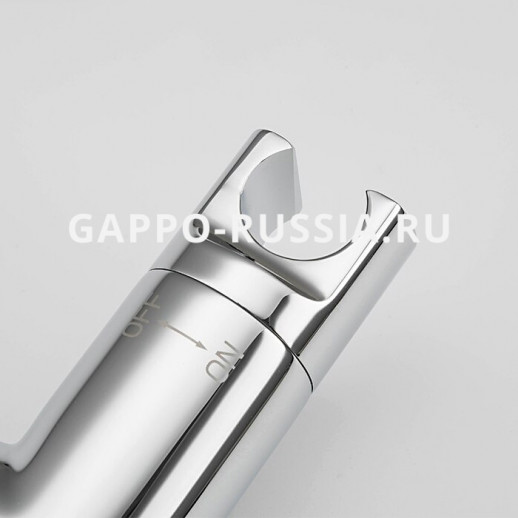 Термостатический смеситель с гигиеническим душем Gappo хром (G7290)