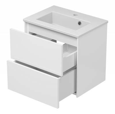 Тумба под раковину Brevita Toy 50 подвесная (TOY-09050-0102Я) белая