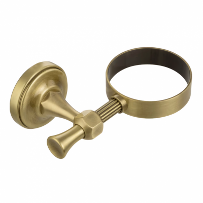 Дозатор в настенном держателе MIGLIORE Fortuna 31071, керамика/бронза