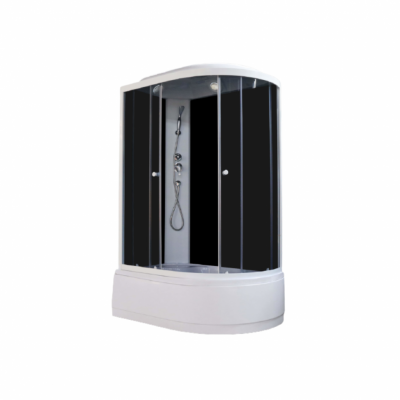 Душевая кабина Parly Classic Эконом EC122 120х80х215см, черный