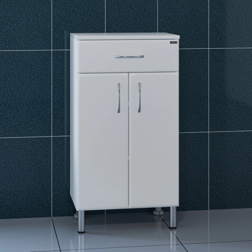 Тумба напольная СаНта "ТН-450" 2 двери, 1 ящ., белая