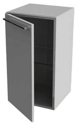 Шкаф подвесной в ванную De Aqua Токката Тока 2 35 L 167404 белый