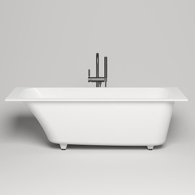 Ванна из искусственного камня Salini Orlanda Kit 180х80 102122M белая матовая прямоугольная