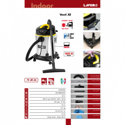 Lavor Pro VENTI XE пылеводосос